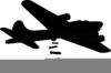 Stealth Bomber Clipart Image