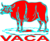 Red Vaca Clip Art