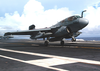 An Ea-6b Prowler Assigned To The Shadow Hawks Of Electronic Attack Squadron One Forty One (vaq-141) Makes A Touch-and-go On The Flight Deck Aboard Uss Theodore Roosevelt (cvn-71) Image