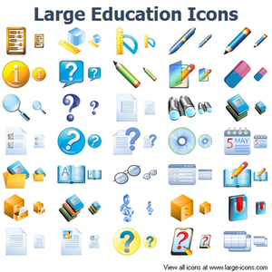 Large Education Icons Image