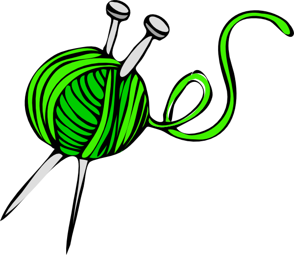 yarn and needles clip art - photo #4