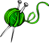 Green Yarn Clip Art