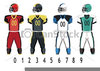 Clipart Of Football Jerseys Image