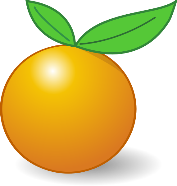 free clipart orange fruit - photo #6