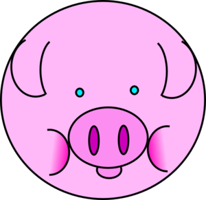 Pig 8 Clip Art