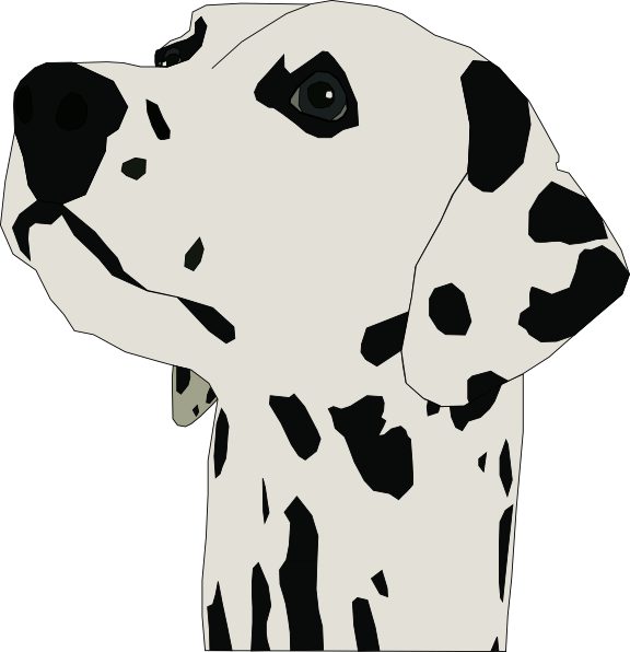dalmatian dog clipart - photo #34