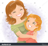 Mother Holding Baby Clipart Image