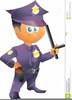Animated Police Clipart Image