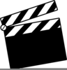 Clapper Board Clipart Image