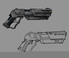 Paintball Gun Sketch Image