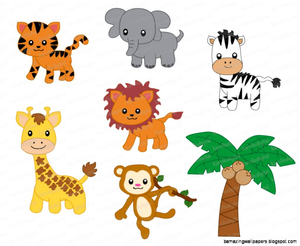 clipart and jungle animals and free