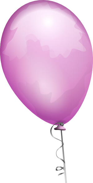 clipart purple balloons - photo #15