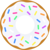 Donut Vanilla Sprinkles Image