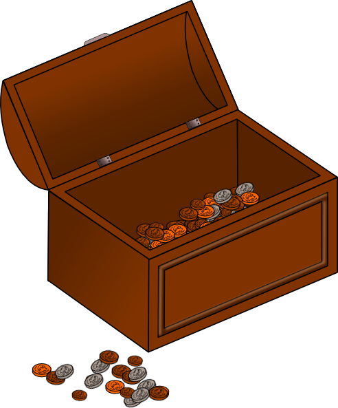 free clipart images treasure chest - photo #17