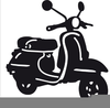 Free Motor Scooter Clipart Image