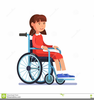 Person In Wheelchair Free Clipart Image