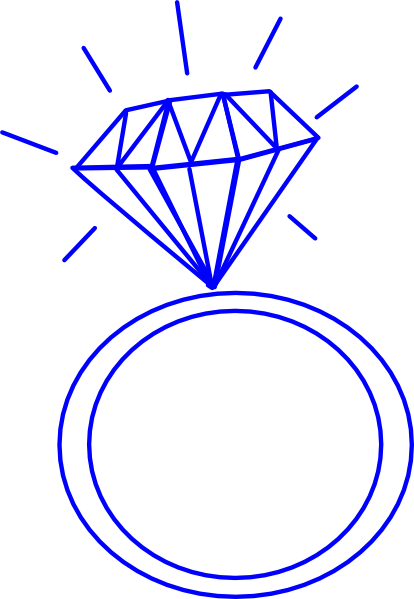 diamond ring blue hi