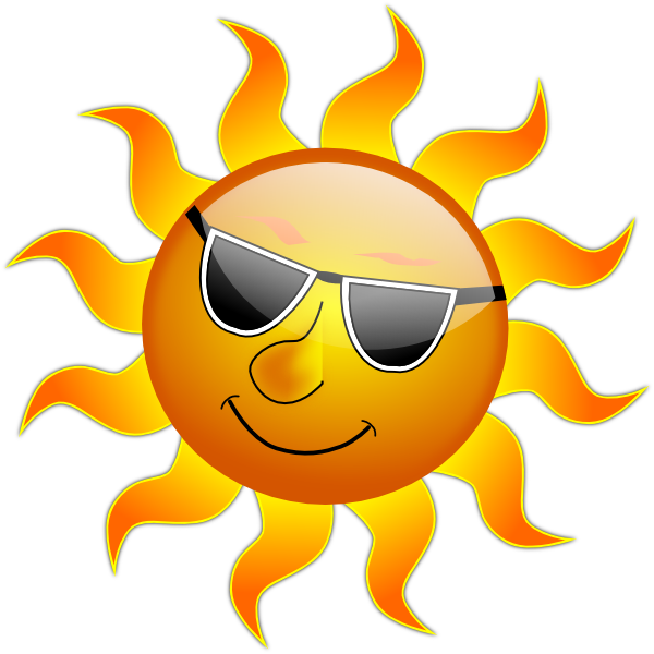 happy sun clipart - photo #32