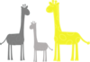 Baby Giraffe Family Clip Art