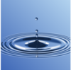 Water Drop With Ripple Clip Art
