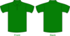 Polo Shirt Verde Clip Art