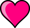 Pink Heart Clip Art