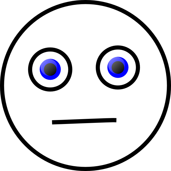Disappointed Face clip art
