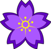 Purple Flower Clip Art