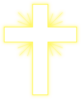 Golden Cross Clip Art