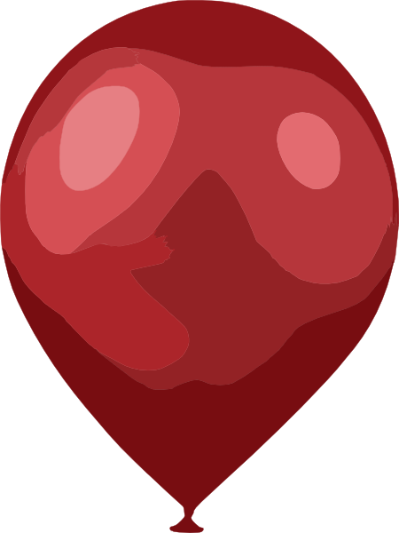 free clip art red balloon - photo #33