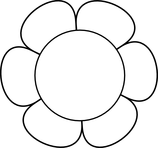 clipart flower outline - photo #2