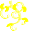 Yellow Swirl Clip Art