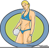 Free Flaming Volleyball Clipart Image