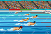 Competitive Swimmer Clipart Image