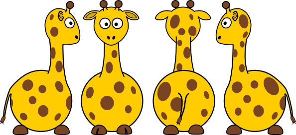 Cartoon Giraffe Clip Art. Cartoon Giraffe · By: OCAL 6.8/10 21 votes