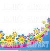 Funky Flower Clipart Image