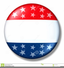 Campaign Button Clipart Image