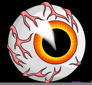 Halloween Eyeball Clipart Image