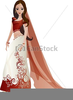 Indian Sari Clipart Image