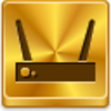 Free Gold Button Wi Fi Router Image