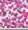 Pink Camo Clipart Image