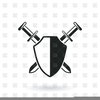 Crossed Swords Clipart Image