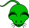 Green Mouse Clip Art
