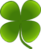 Shamrock For March Clip Art