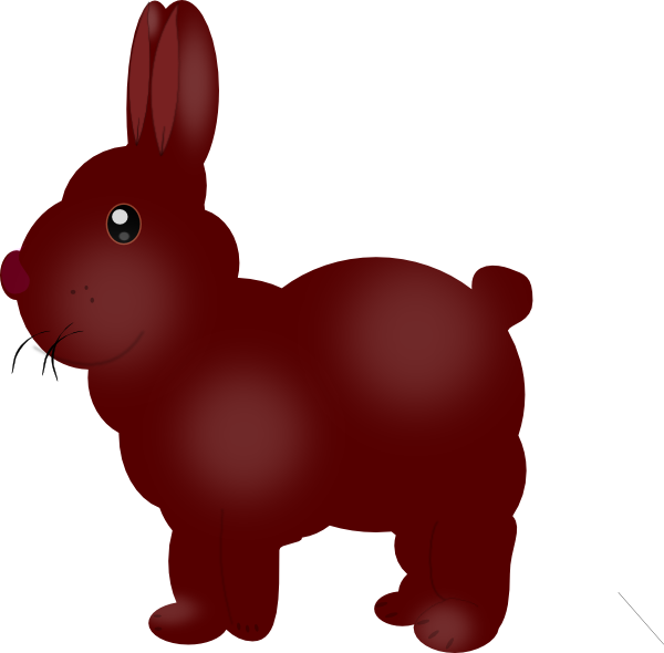 chocolate bunny. Chocolate Bunny clip art