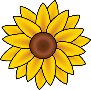 Sunflower Tattoos on Sunflower Clip Art   Vector Clip Art Online  Royalty Free   Public