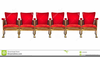 Row Of Chairs Clipart Image