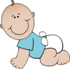 Papapishu Baby Boy Crawling Med Image