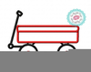 Little Red Wagon Clipart Image