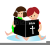 Child Bible Clipart Image